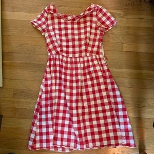 Vintage gingham dress